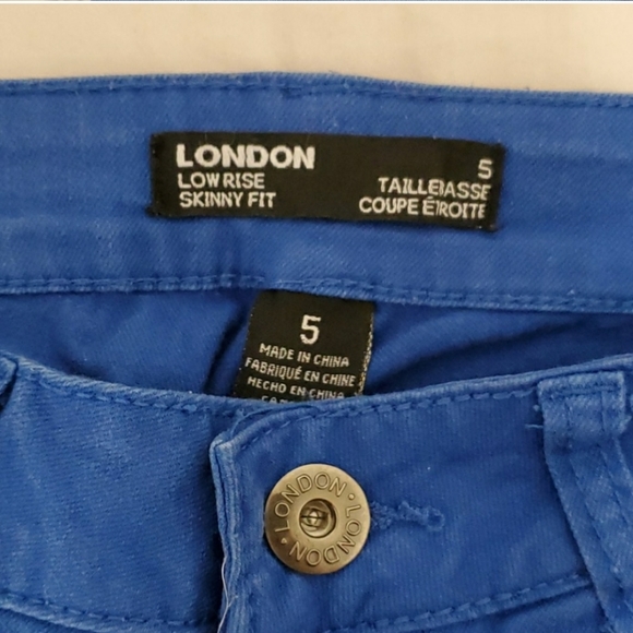 UB London Royal Blue Skinny Denim Jeans - Picture 3 of 4